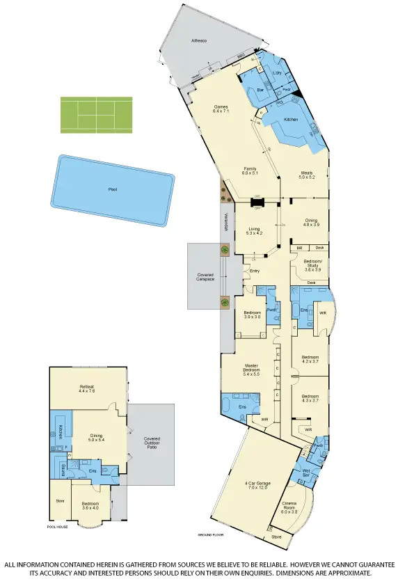 Floorplan of Homely house listing, 7-9 Flannery Ct, Warrandyte VIC