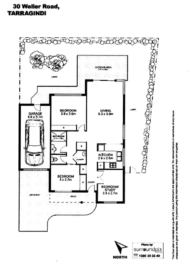 Floorplan of Homely townhouse listing, 9/30 Weller Rd, Tarragindi QLD