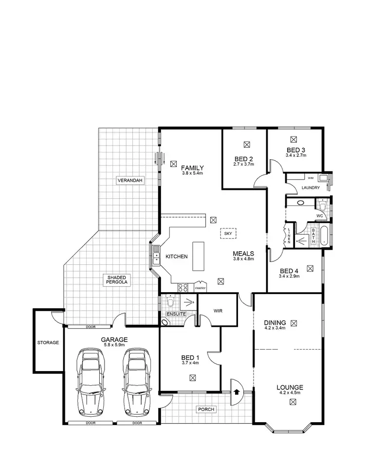 Floorplan of Homely house listing, 17 Waterford Cct, Seaford Rise SA