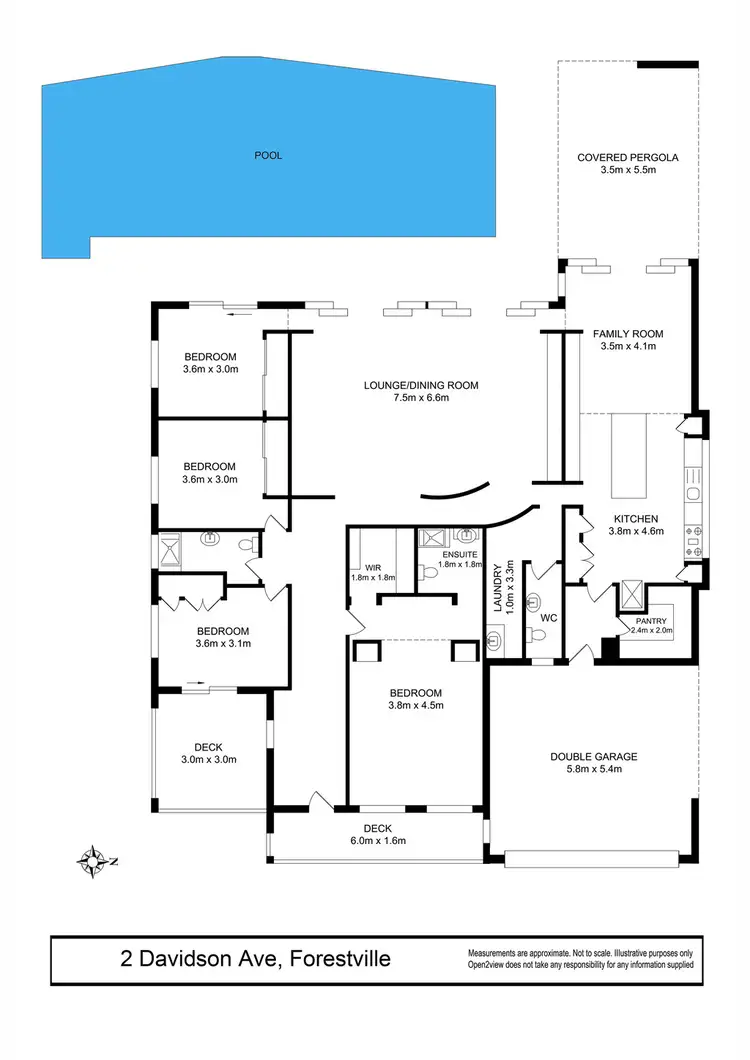 Floorplan of Homely house listing, 2 Davidson Ave, Forestville NSW