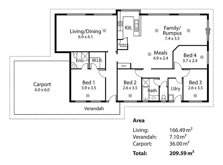 Floorplan of Homely house listing, 8 Westley Ct, Mount Barker SA