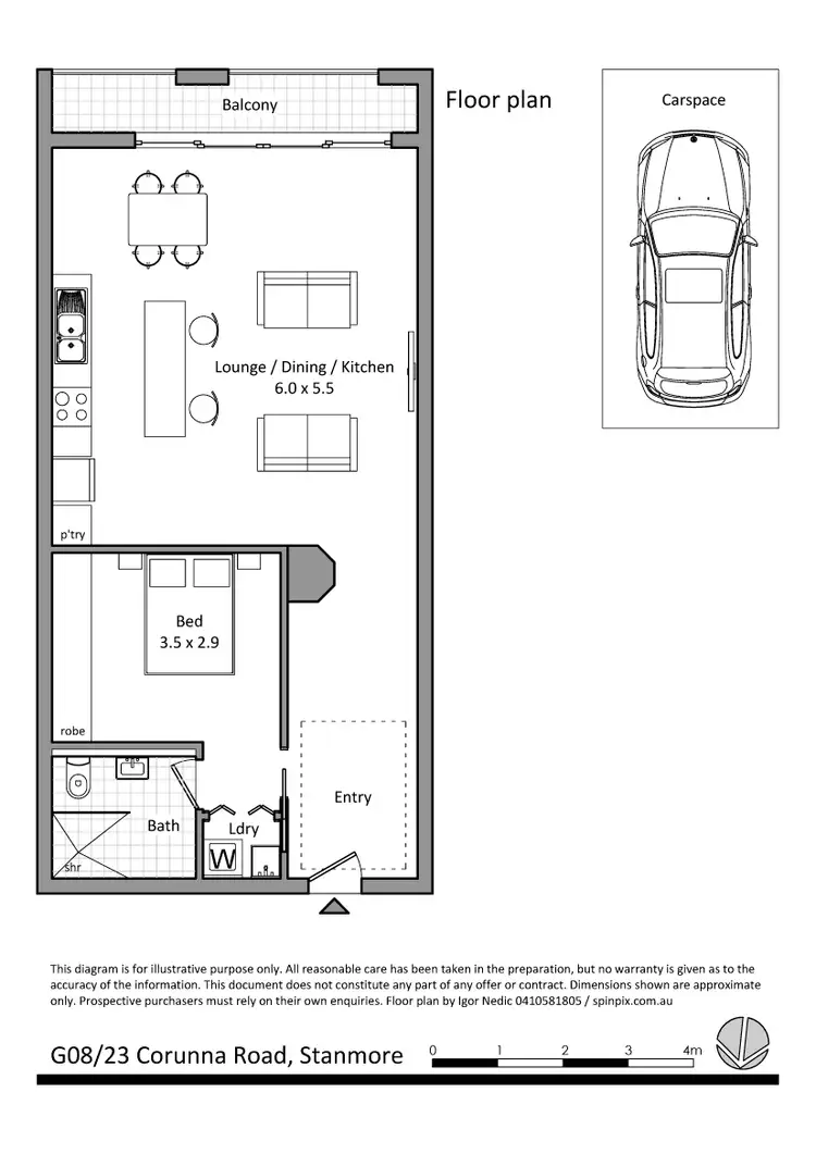 Floorplan of Homely unit listing, G08/23 Corunna Rd, Stanmore NSW