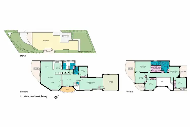 Floorplan of Homely house listing, 111 Waterview St, Putney NSW