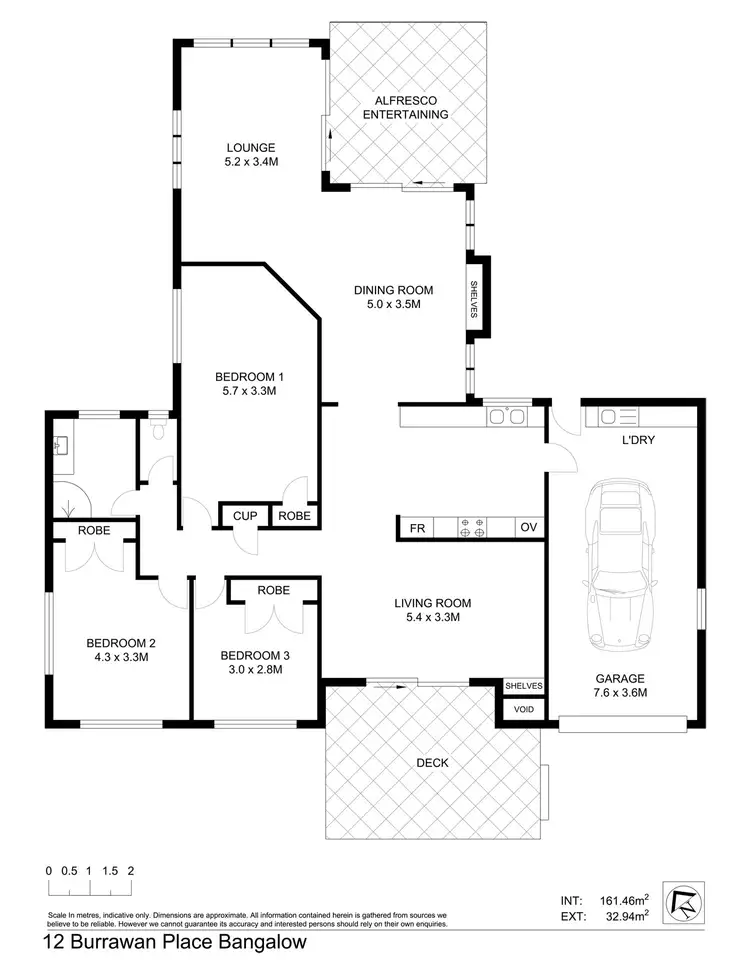 Floorplan of Homely house listing, 12 Burrawan Pl, Bangalow NSW