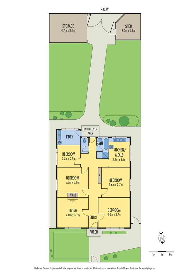 Floorplan of Homely house listing, 159 Beavers Rd, Northcote VIC