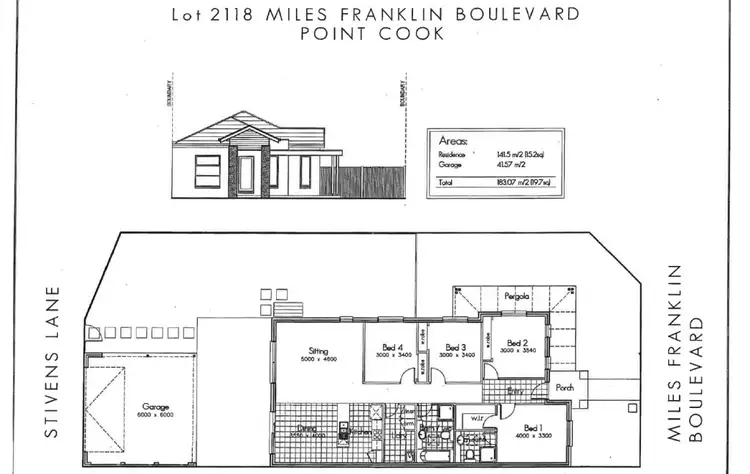 Floorplan of Homely house listing, 62 Miles Franklin Blvd, Point Cook VIC