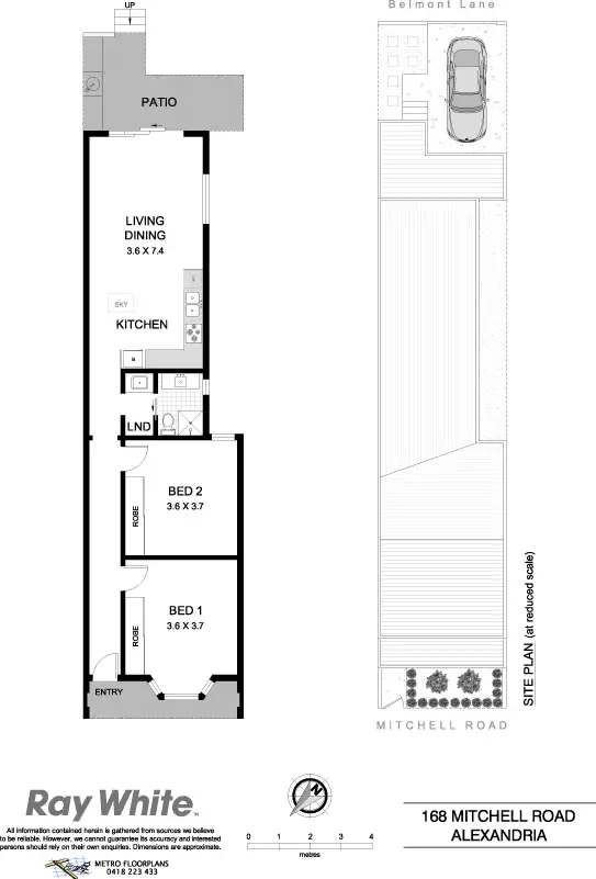 Floorplan of Homely house listing, 168 Mitchell Rd, Alexandria NSW