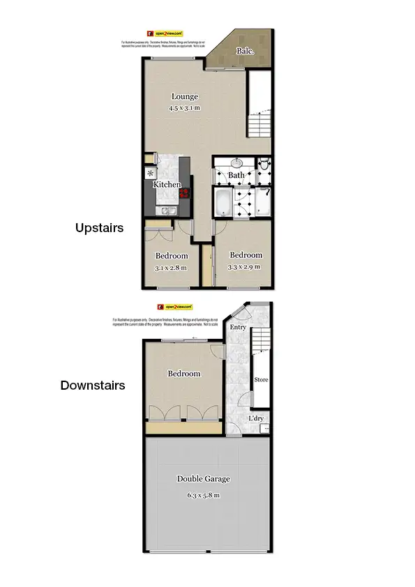 Floorplan of Homely townhouse listing, 122/43 Murtha Dr, Elanora QLD