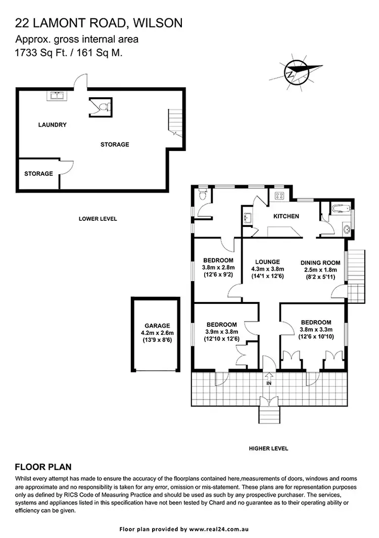 Floorplan of Homely house listing, 22 Lamont Rd, Wilston QLD