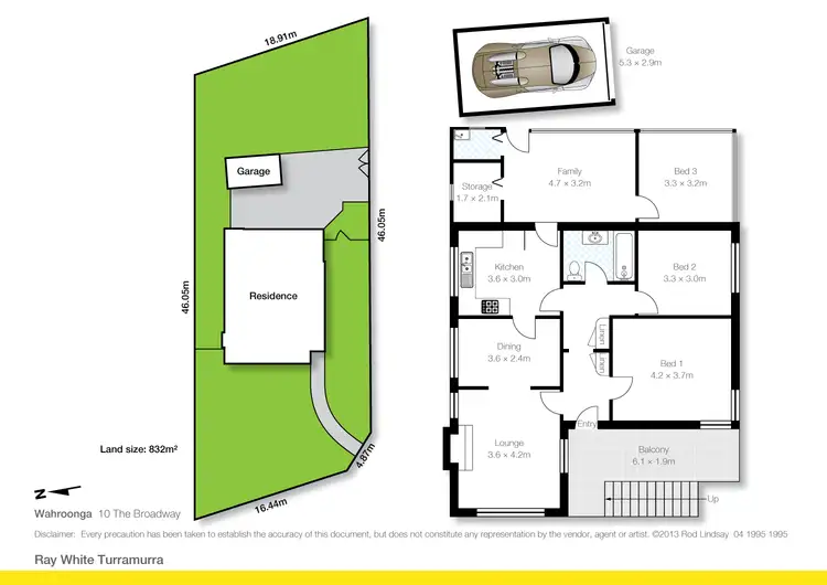 Floorplan of Homely house listing, 10 The Bdwy, Wahroonga NSW