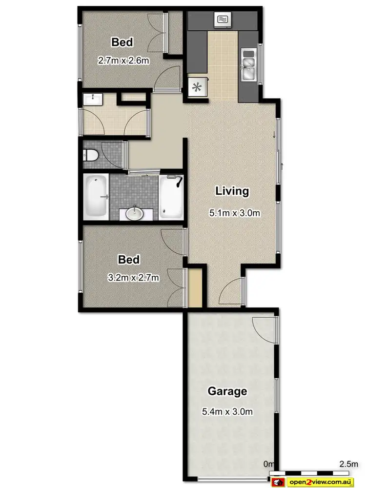 Floorplan of Homely other listing, 1/39 TwentySixth Ave, Palm Beach QLD