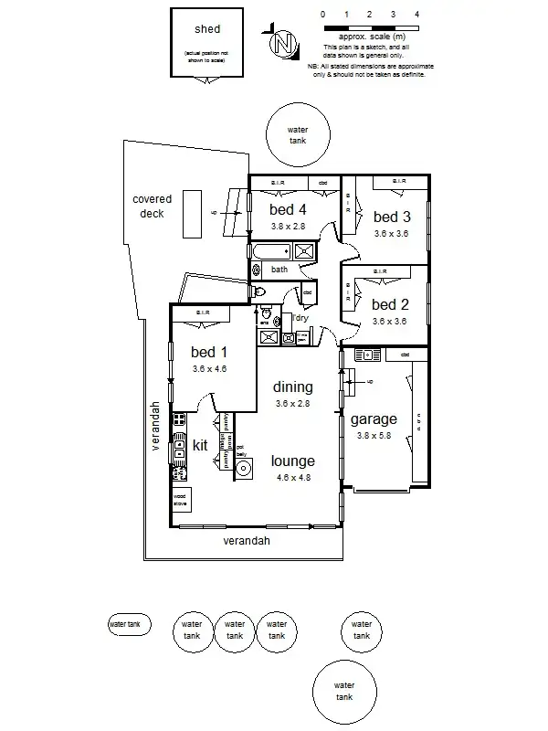 Floorplan of Homely house listing, 51 OLD HEREFORD Rd, Mount Evelyn VIC