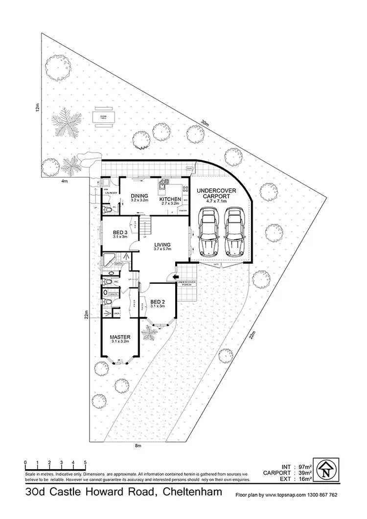 Floorplan of Homely house listing, 30D Castle Howard Rd, Cheltenham NSW