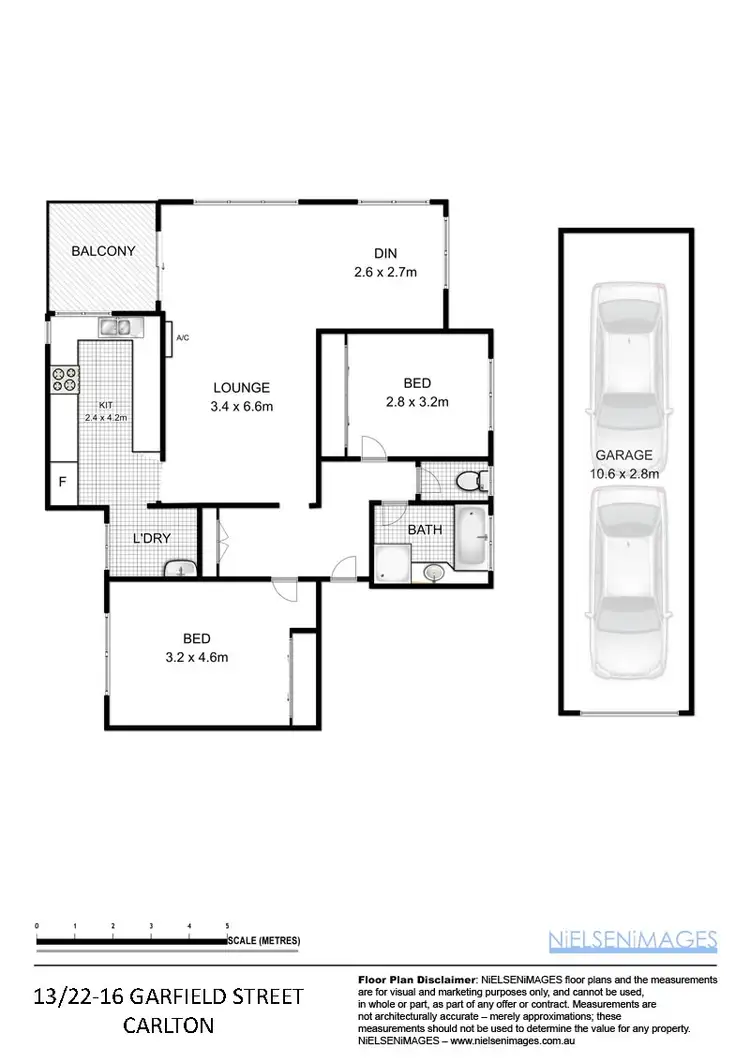 Floorplan of Homely unit listing, 13/22 Garfield St, Carlton NSW