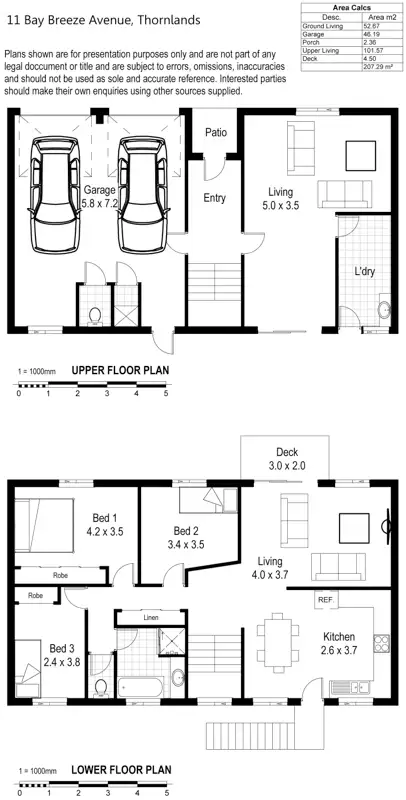 Floorplan of Homely house listing, 11 Bay Breeze Ave, Thornlands QLD
