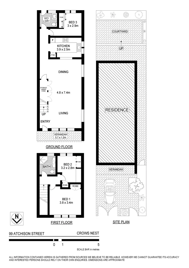 Floorplan of Homely house listing, 99 Atchison St, Crows Nest NSW