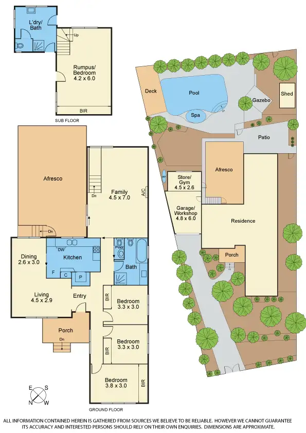 Floorplan of Homely house listing, 66 Russell Cres, Doncaster East VIC