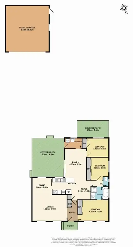 Floorplan of Homely house listing, 10 Huntingdon Ave, Bayswater North VIC