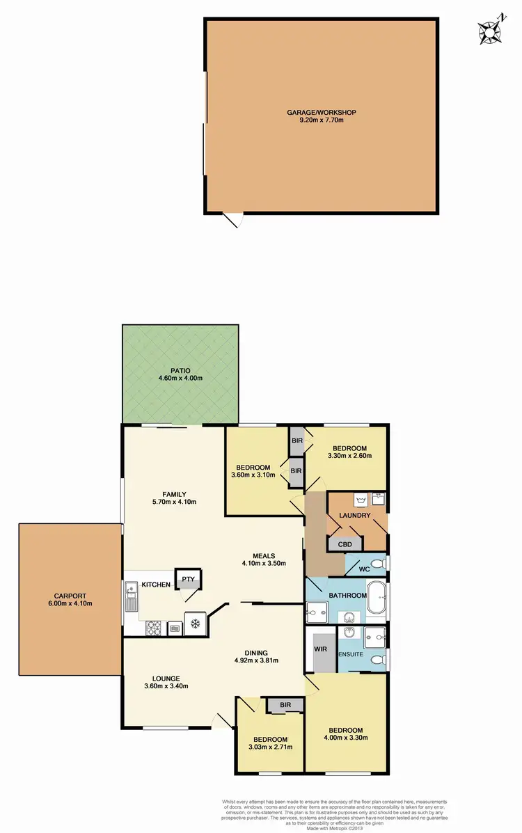Floorplan of Homely house listing, 17 Landsborough Ave, Rowville VIC