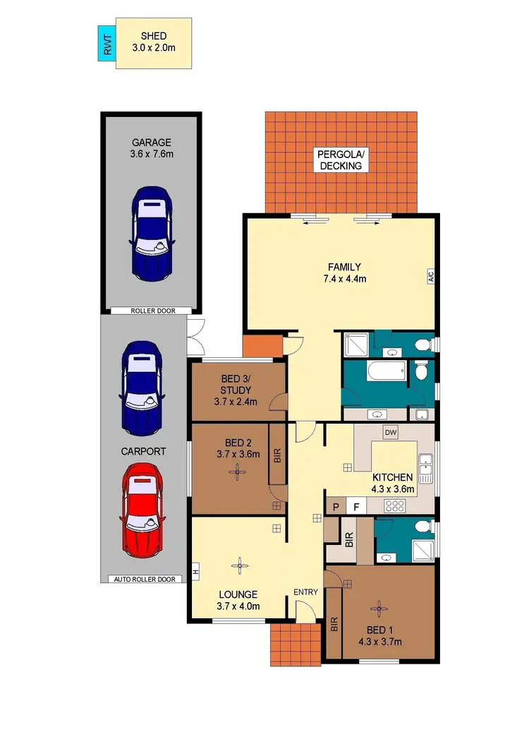 Floorplan of Homely house listing, 65 Leslie Street E, Woodville SA