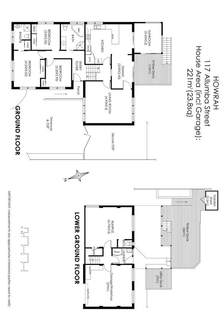 Floorplan of Homely house listing, 117 Allumba St, Howrah TAS