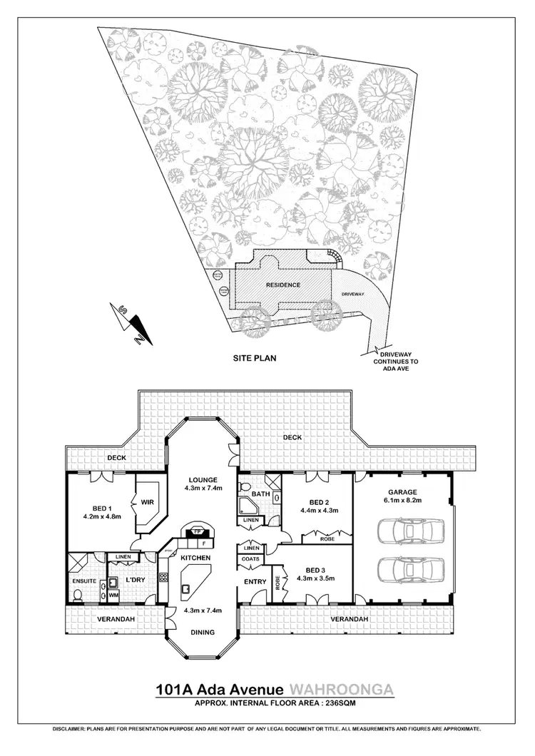 Floorplan of Homely house listing, 101A Ada Ave, Wahroonga NSW