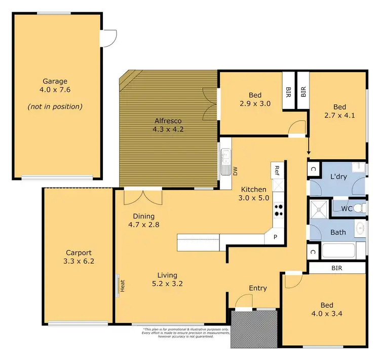 Floorplan of Homely house listing, 3 Sherbourne Tce, Newtown VIC