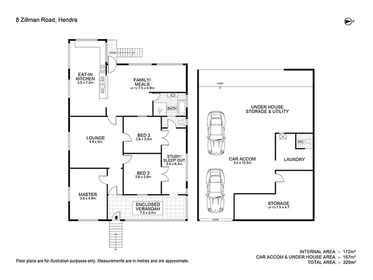 Floorplan of Homely house listing, 8 Zillman Rd, Hendra QLD
