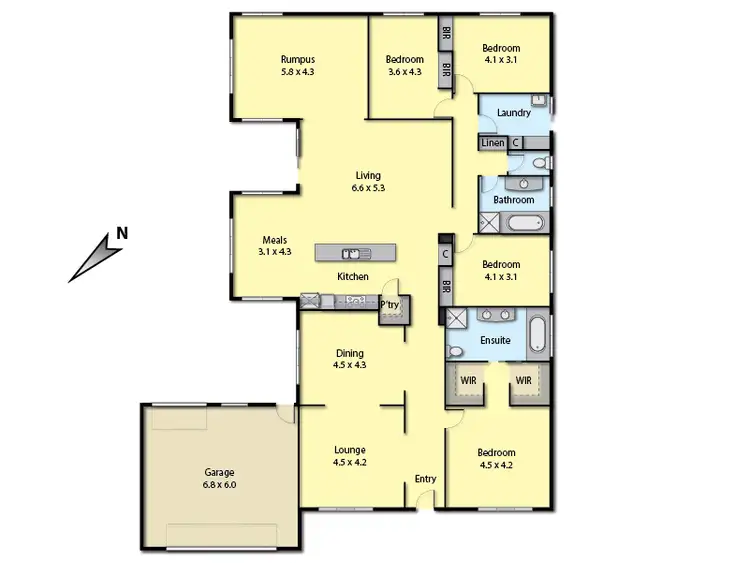Floorplan of Homely house listing, 27 Hewitt Dr, Grovedale VIC