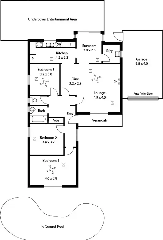 Floorplan of Homely house listing, 11 Taylor Ave, Lockleys SA
