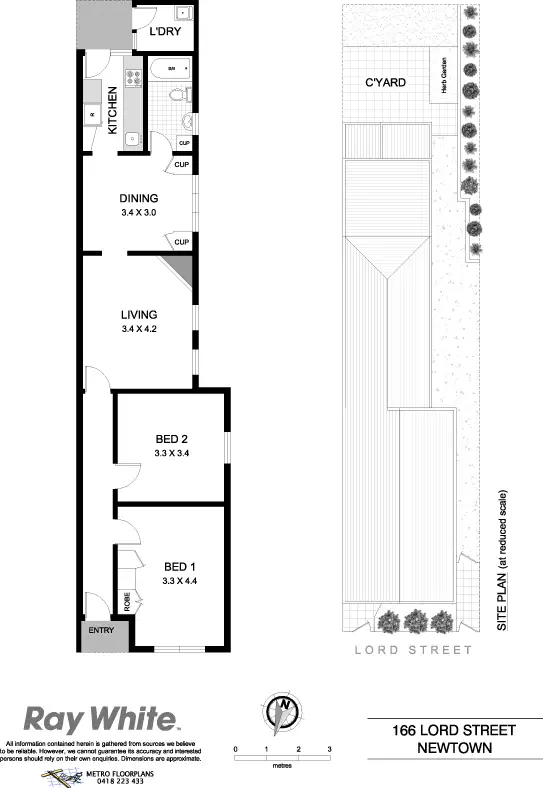 Floorplan of Homely house listing, 166 Lord St, Newtown NSW