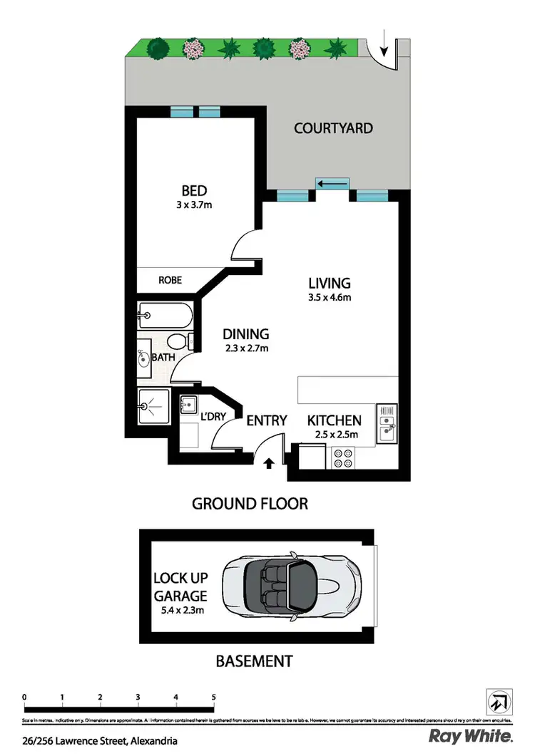 Floorplan of Homely apartment listing, 26/256-270 Lawrence St, Alexandria NSW