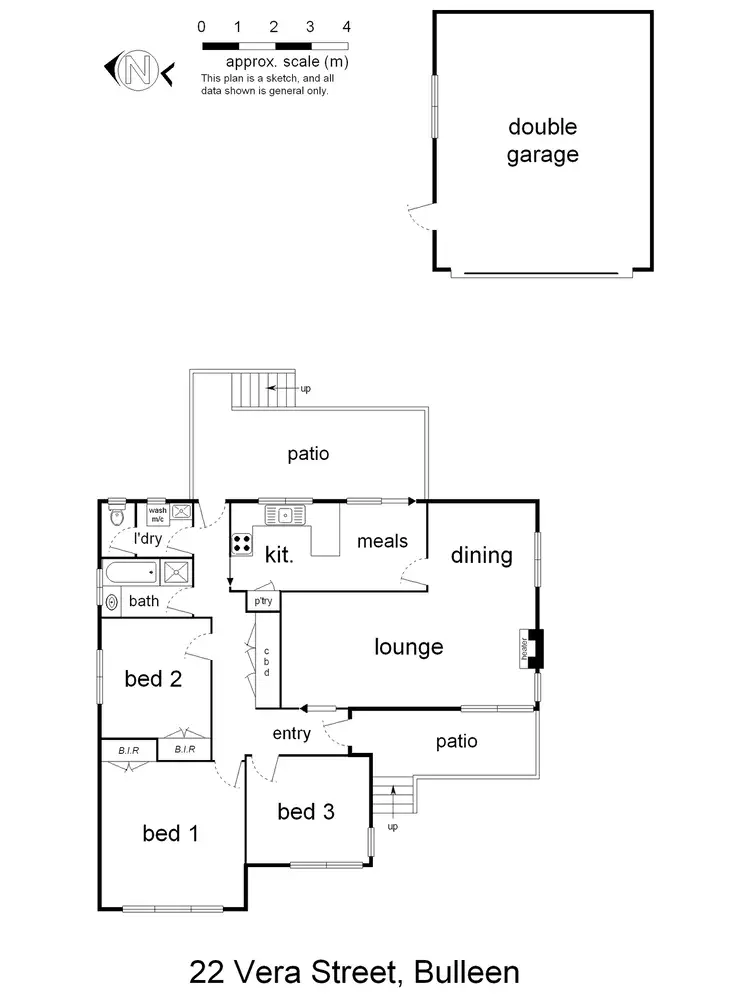 Floorplan of Homely house listing, 22 Vera St, Bulleen VIC