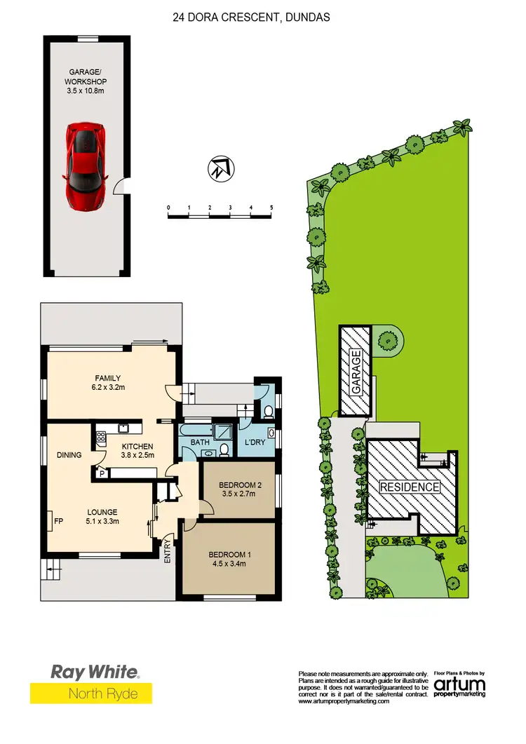 Floorplan of Homely house listing, 24 Dora Cres, Dundas NSW