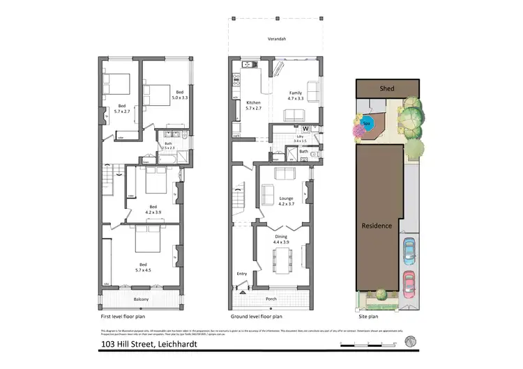 Floorplan of Homely house listing, 103 Hill St, Leichhardt NSW