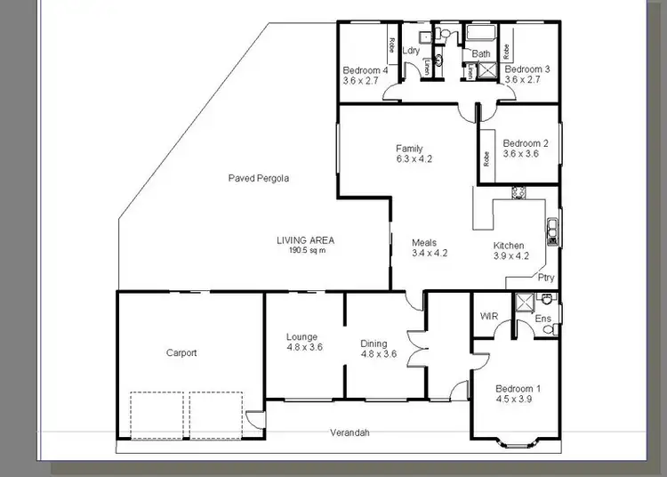 Floorplan of Homely house listing, 7 Kondoprias Ct, Berri SA