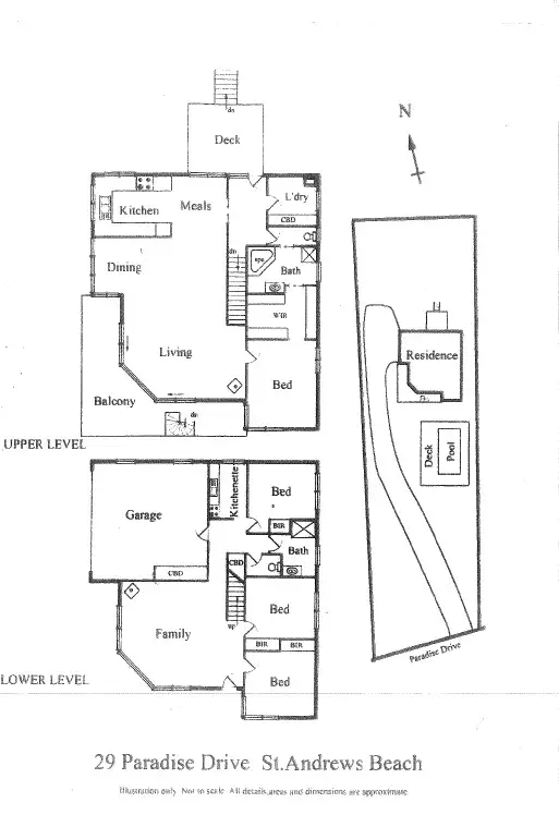 Floorplan of Homely house listing, 29 Paradise Dr, St Andrews Beach VIC