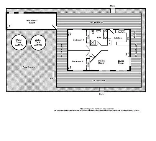 Floorplan of Homely house listing, 100 Erickson Cres, Wagait Beach NT
