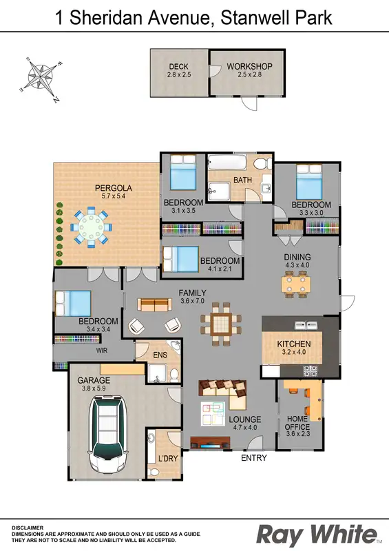 Floorplan of Homely house listing, 1 Sheridan Cres, Stanwell Park NSW