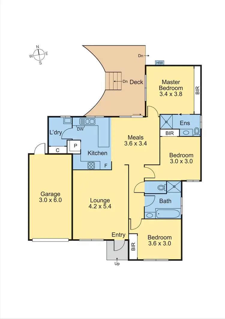Floorplan of Homely unit listing, 1/17 Batesford Rd, Chadstone VIC