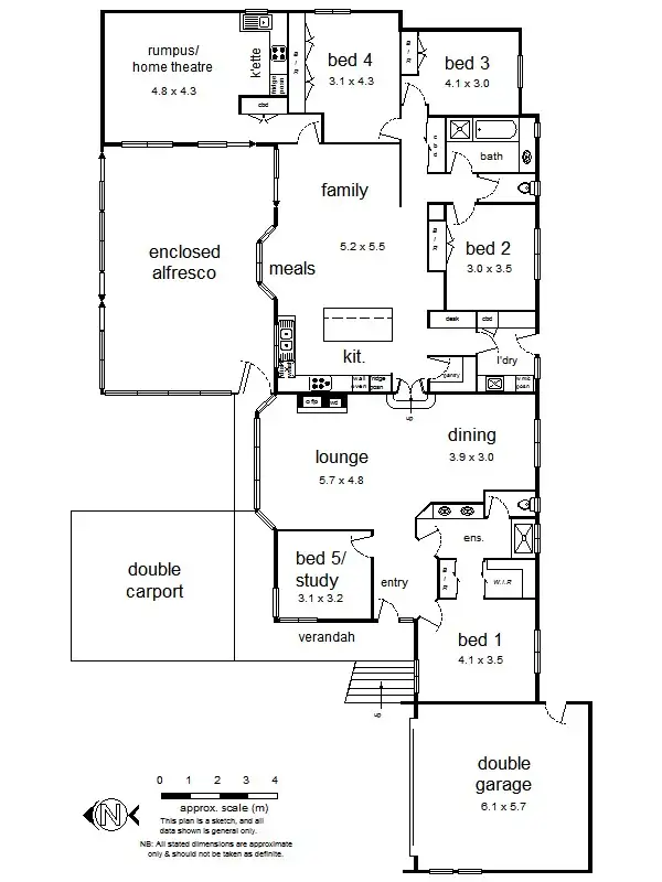 Floorplan of Homely house listing, 8 O'NEILL Way, Warranwood VIC