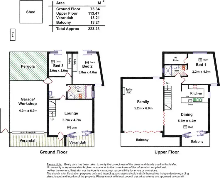 Floorplan of Homely house listing, 3 Britain Dr, Port Noarlunga South SA