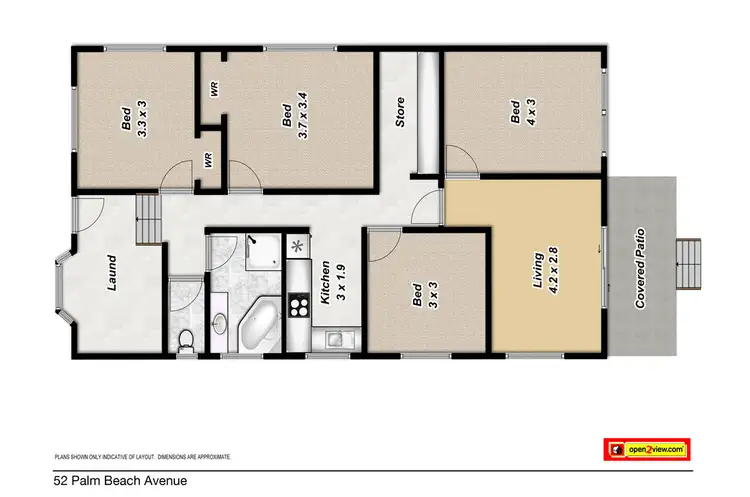 Floorplan of Homely house listing, 52 Palm Beach Ave, Palm Beach QLD