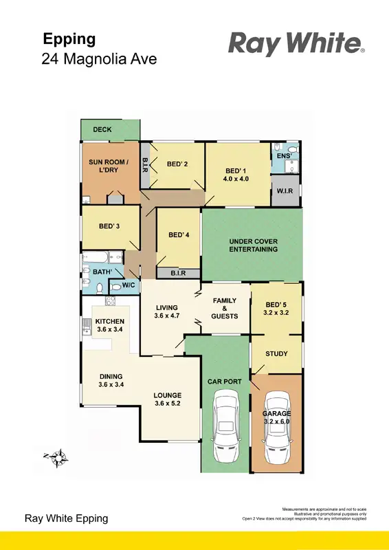 Floorplan of Homely house listing, 24 Magnolia Ave, Epping NSW