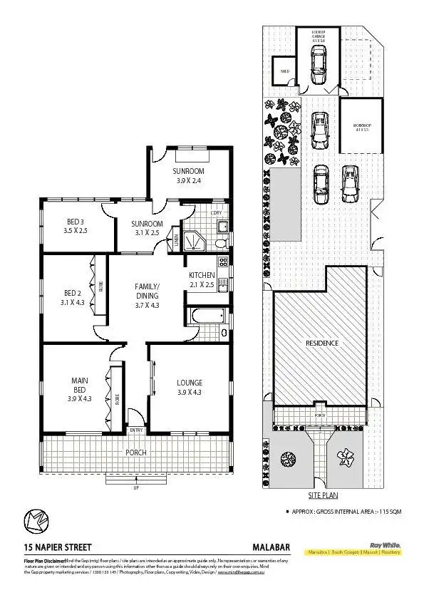 Floorplan of Homely house listing, 15 Napier St, Malabar NSW