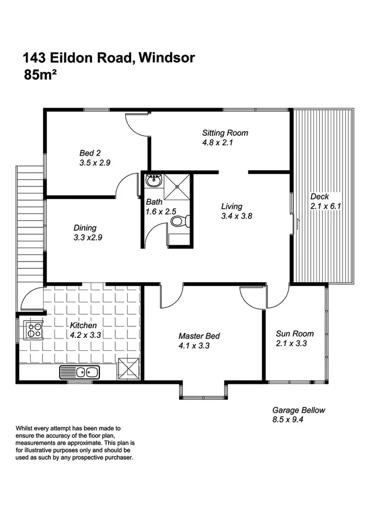 Floorplan of Homely house listing, 143 Eildon Rd, Windsor QLD