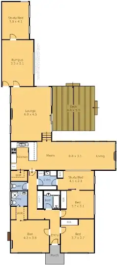 Floorplan of Homely house listing, 20 Clarke Ave, Belmont VIC