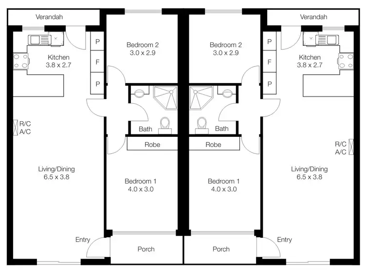 Floorplan of Homely unit listing, 7/2 Halsey Rd, Fulham SA