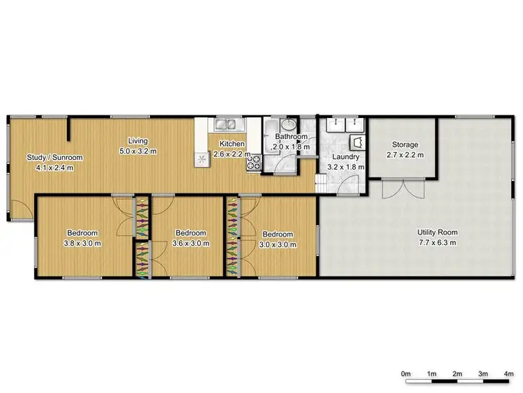 Floorplan of Homely house listing, 37 TwentyFifth Ave, Palm Beach QLD