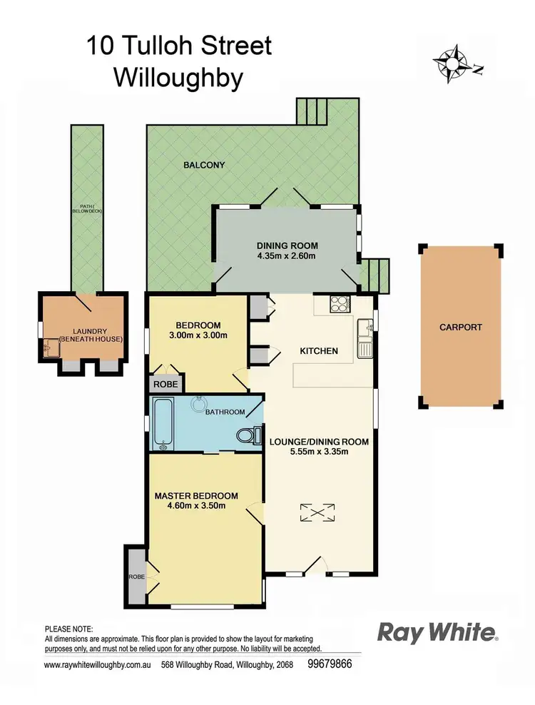 Floorplan of Homely house listing, 10 Tulloh St, Willoughby NSW
